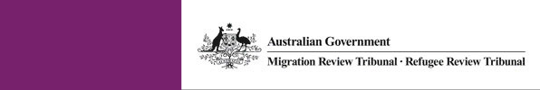 header logo image of Migration Review Tribunal - Refugee Review Tribunal